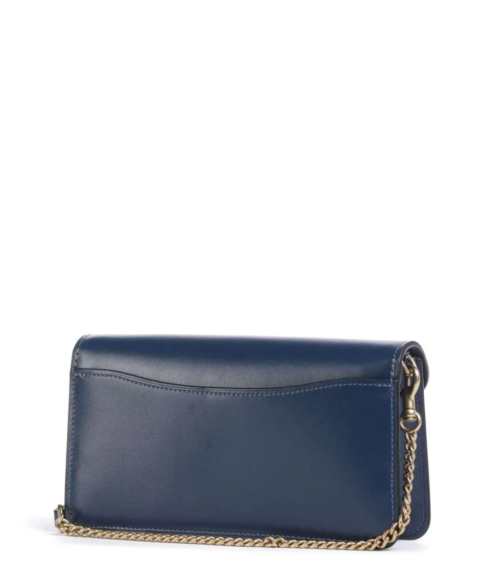 Tabby Chain Crossbody bag fine grain cow leather dark blue