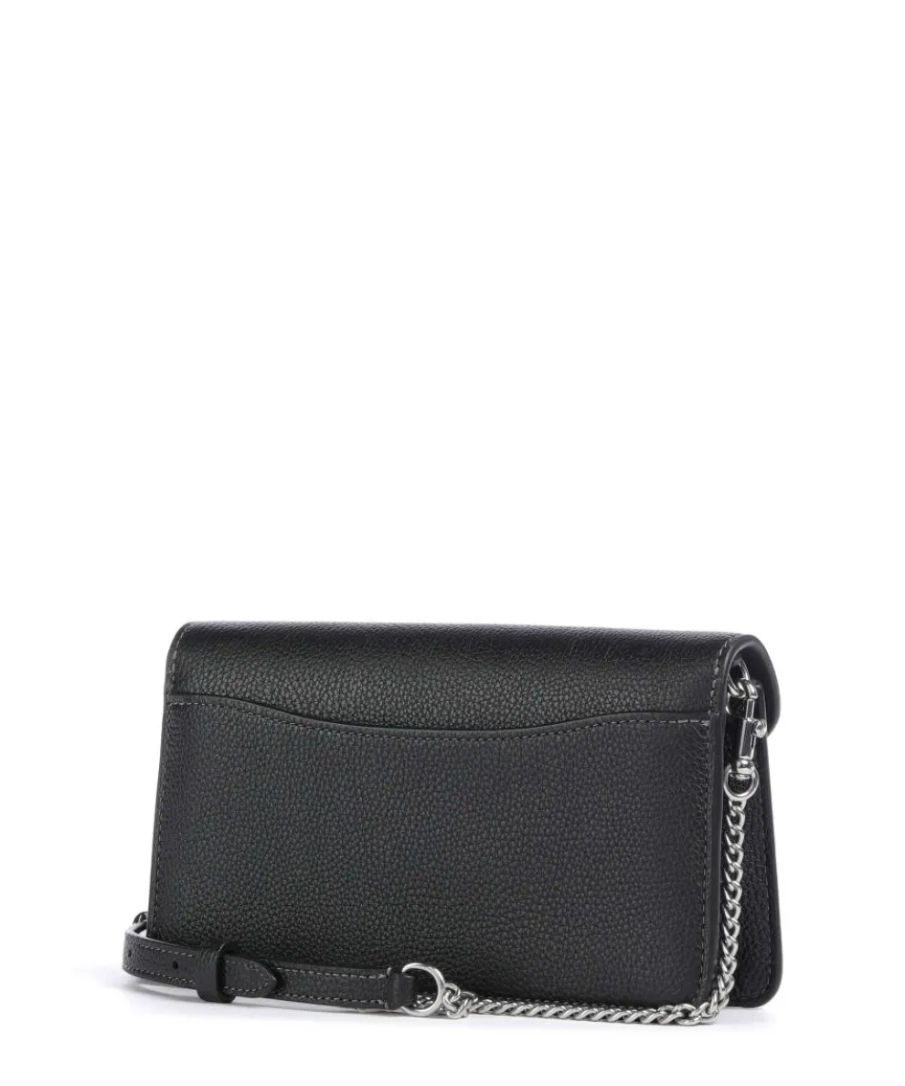 Tabby Chain Crossbody bag grained leather black