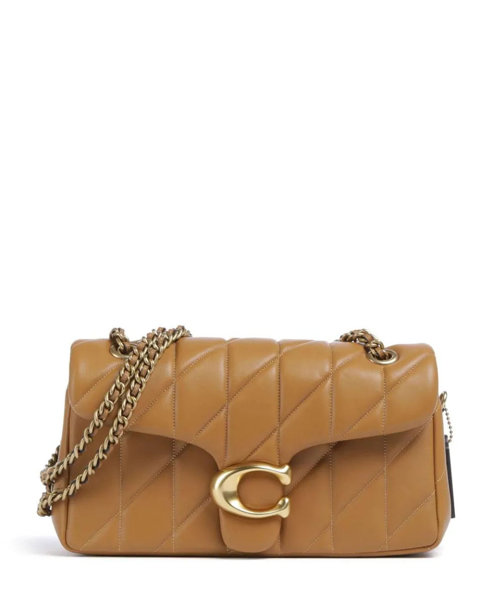 Tabby Quilted 26 Shoulder bag nappa leather brown