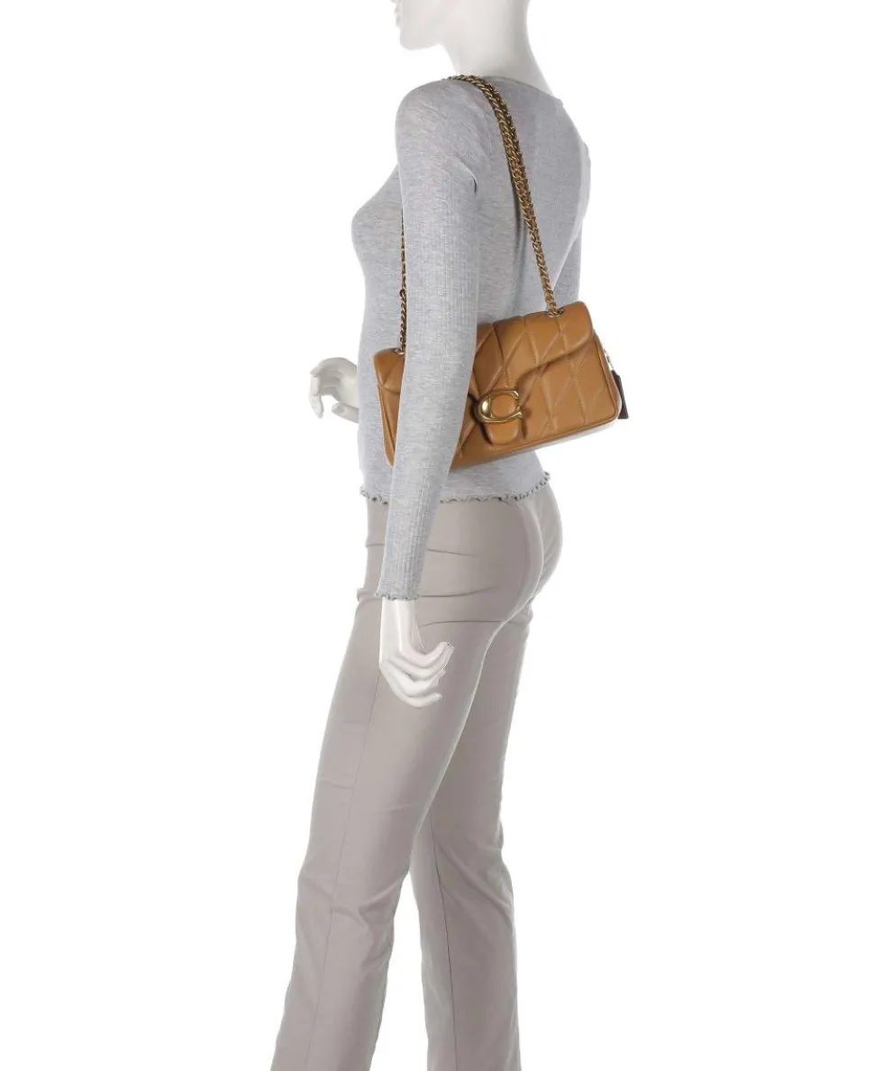 Tabby Quilted 26 Shoulder bag nappa leather brown