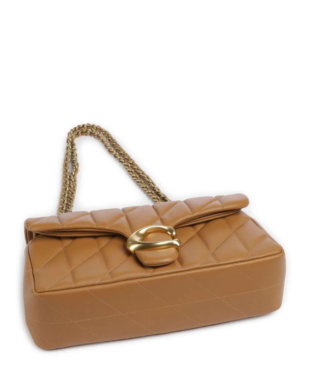 Tabby Quilted 26 Shoulder bag nappa leather brown