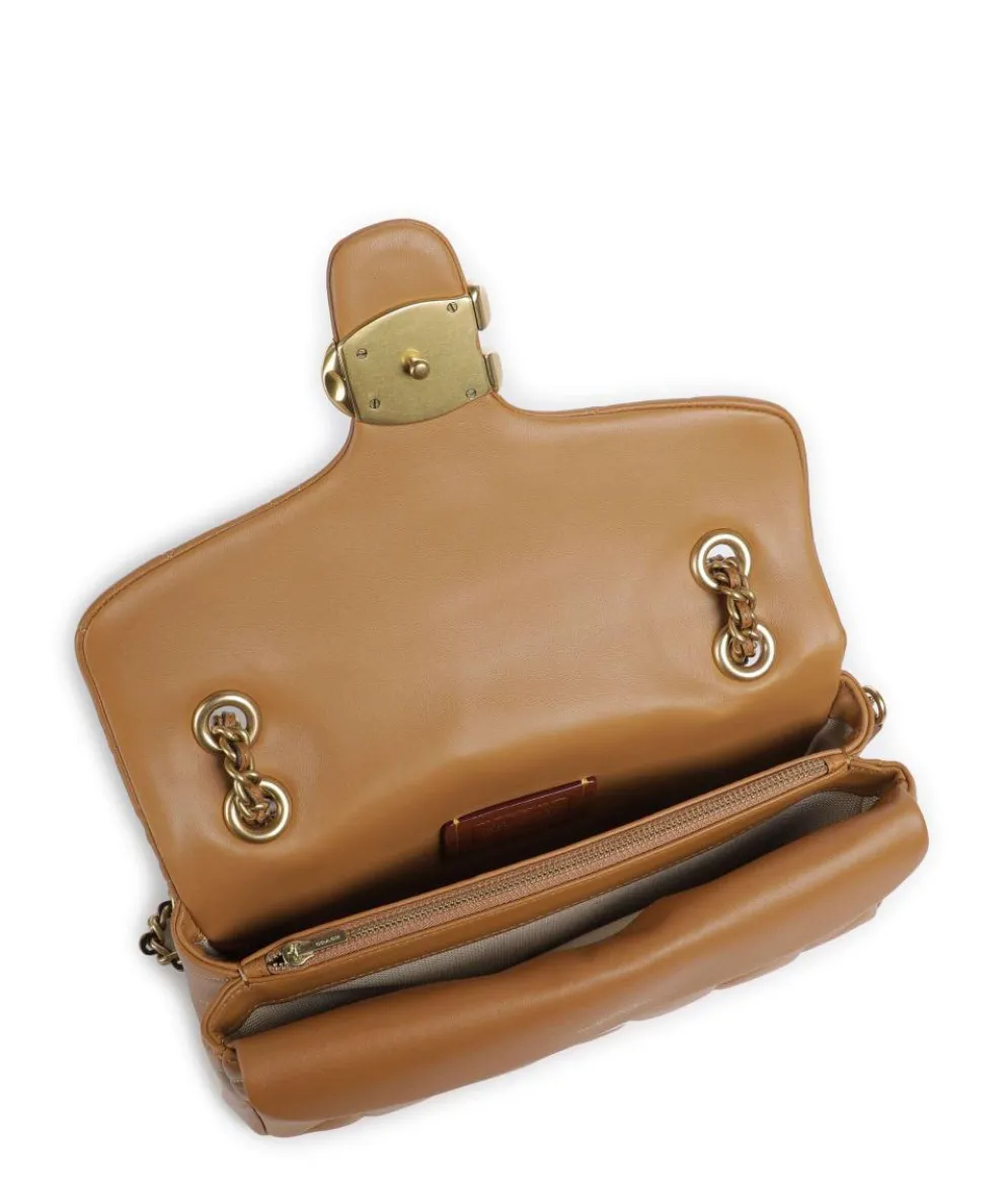 Tabby Quilted 26 Shoulder bag nappa leather brown