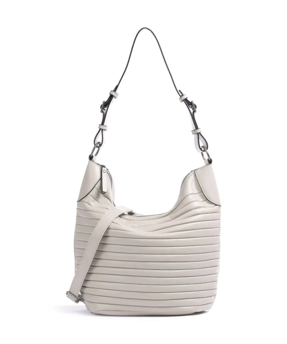 Tabily Hobo bag fine grain leather beige/yellow