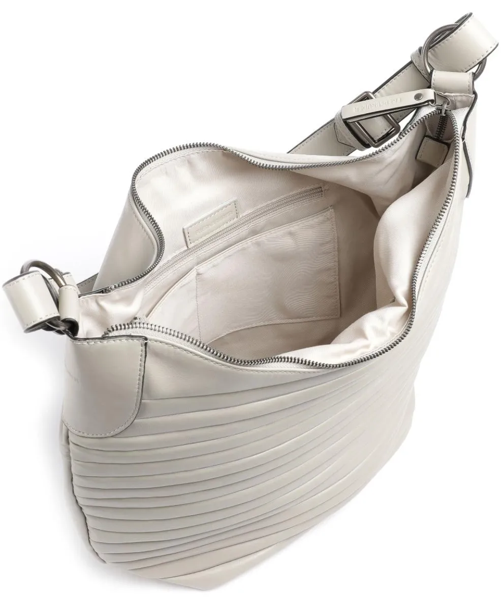 Tabily Hobo bag fine grain leather beige/yellow