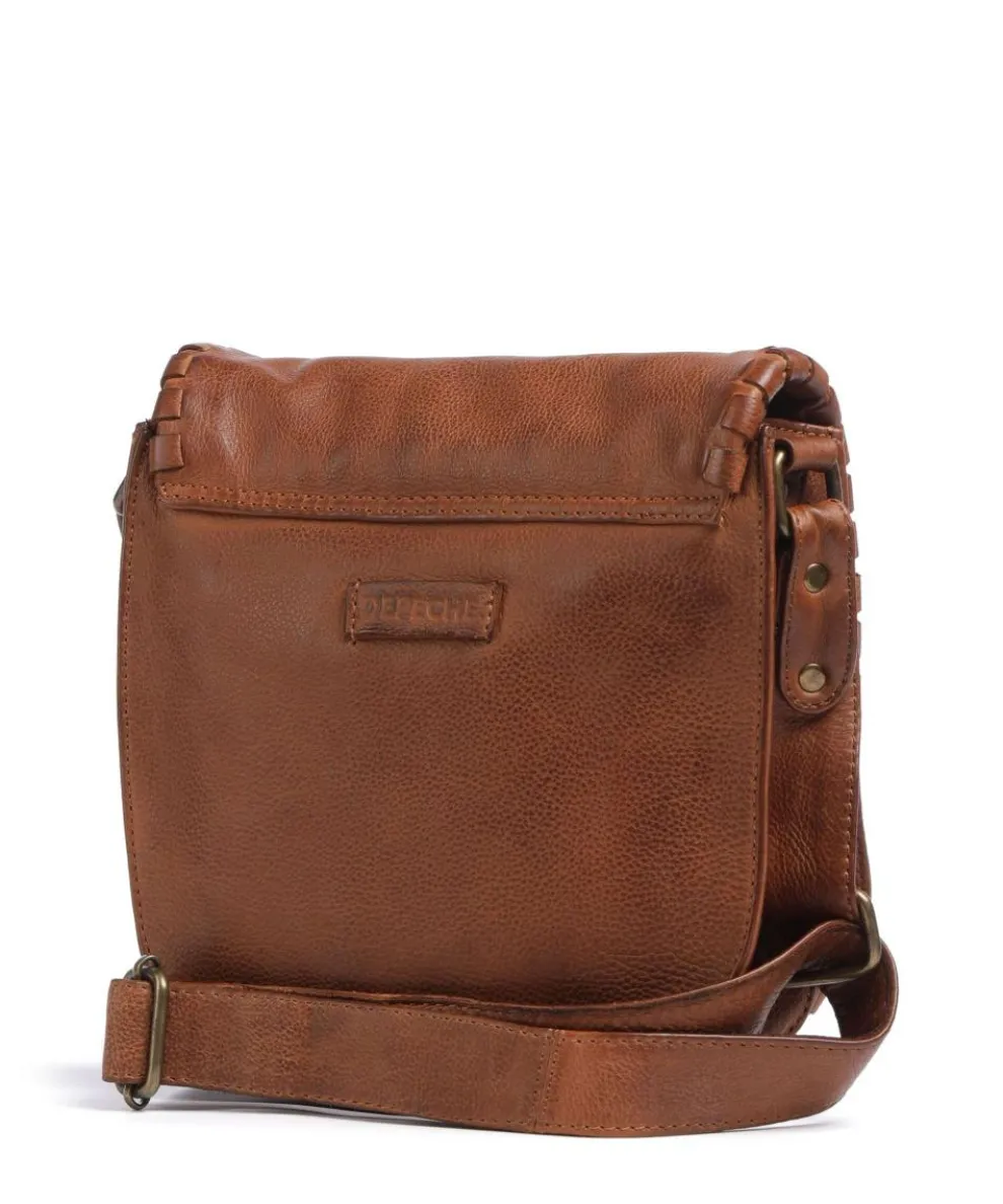 Tailors StitchTailors Stitch Crossbody bag grained cow leather cognac