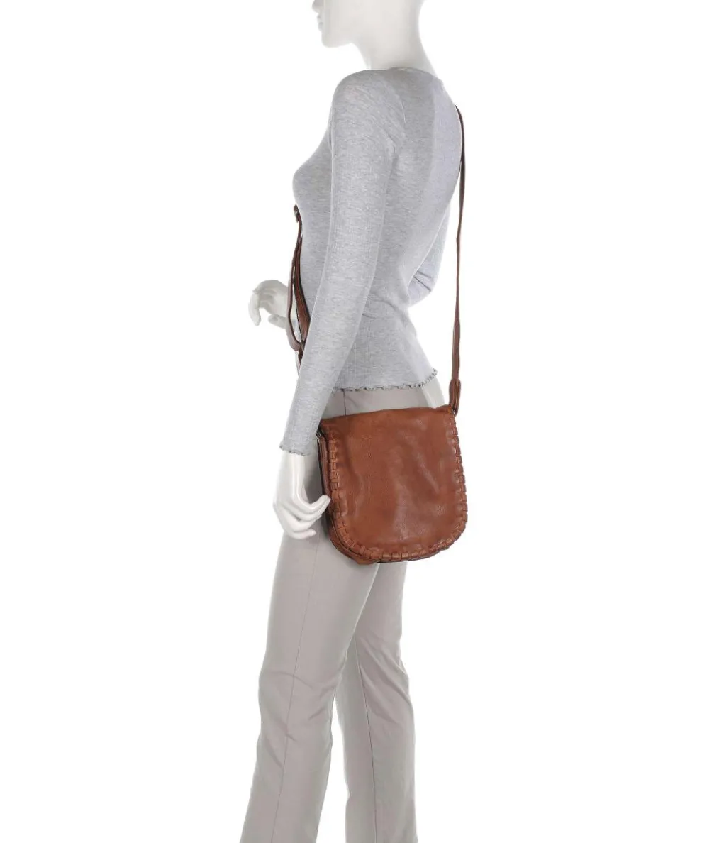 Tailors StitchTailors Stitch Crossbody bag grained cow leather cognac