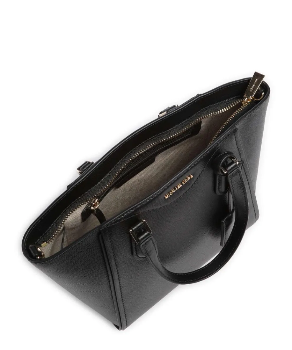 Taryn Handbag grained cow leather black