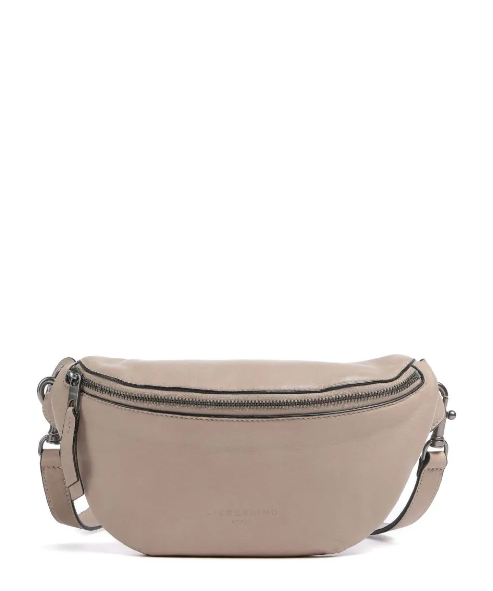 Tavia Sheep Natural Fanny pack grained cow leather beige