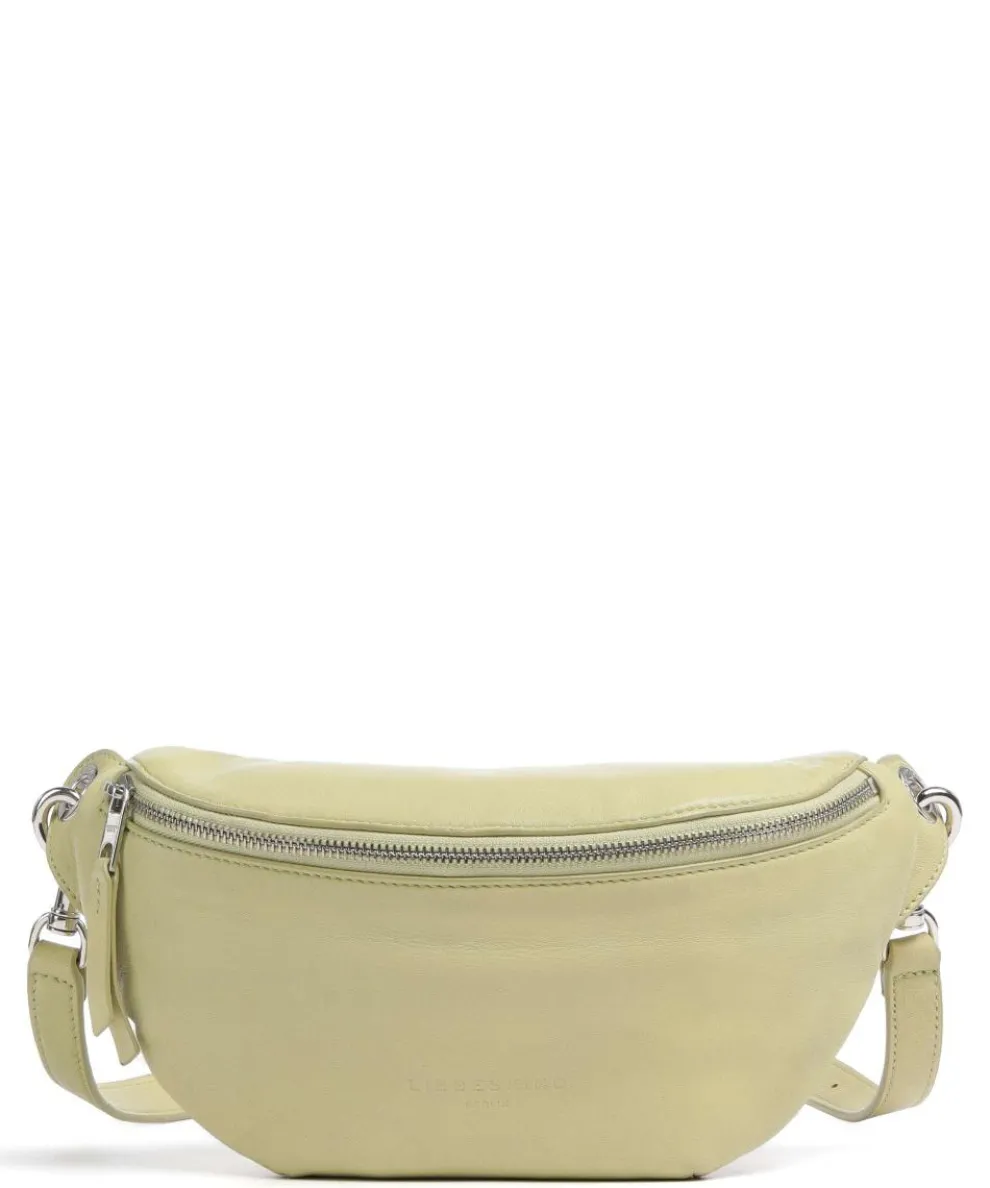 Tavia Sheep Natural Fanny pack grained cow leather yellow green