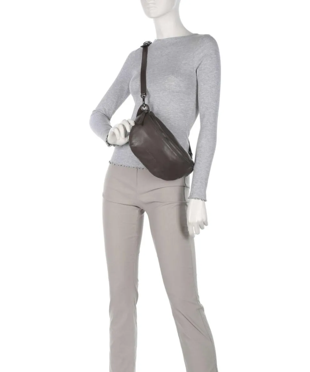 Tavia Sheep Natural Fanny pack sheepskin leather brown