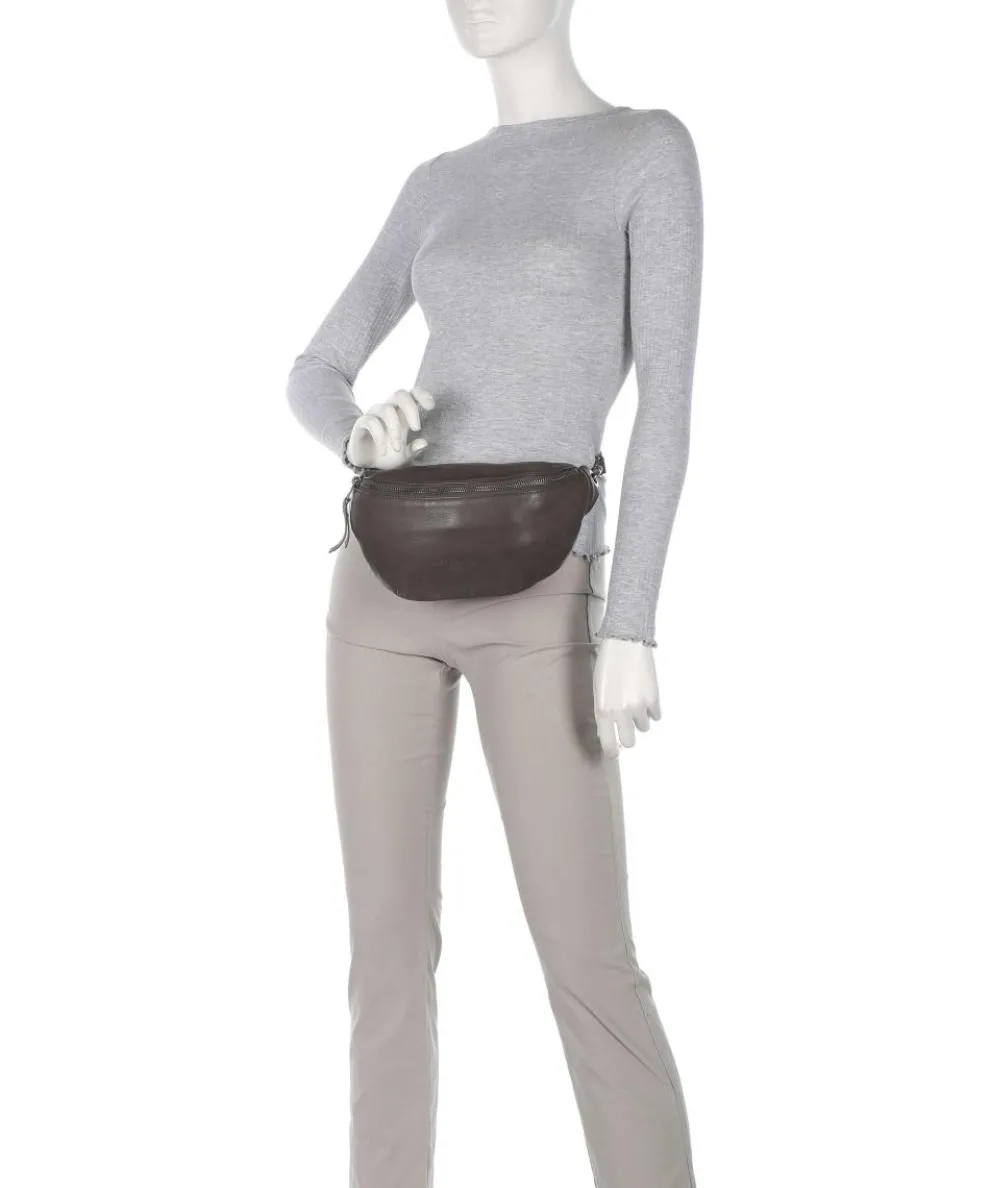 Tavia Sheep Natural Fanny pack sheepskin leather brown