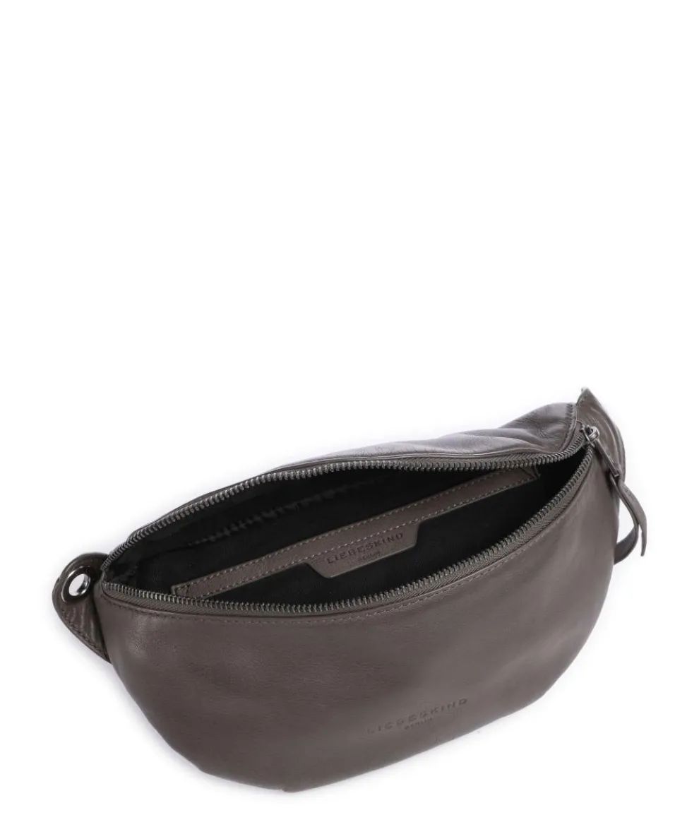 Tavia Sheep Natural Fanny pack sheepskin leather brown