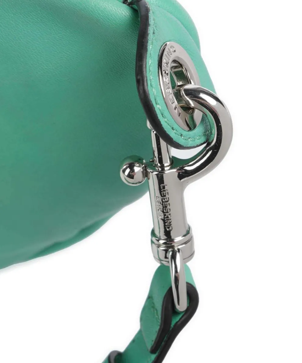 Tavia Sheep Natural Fanny pack grained leather green