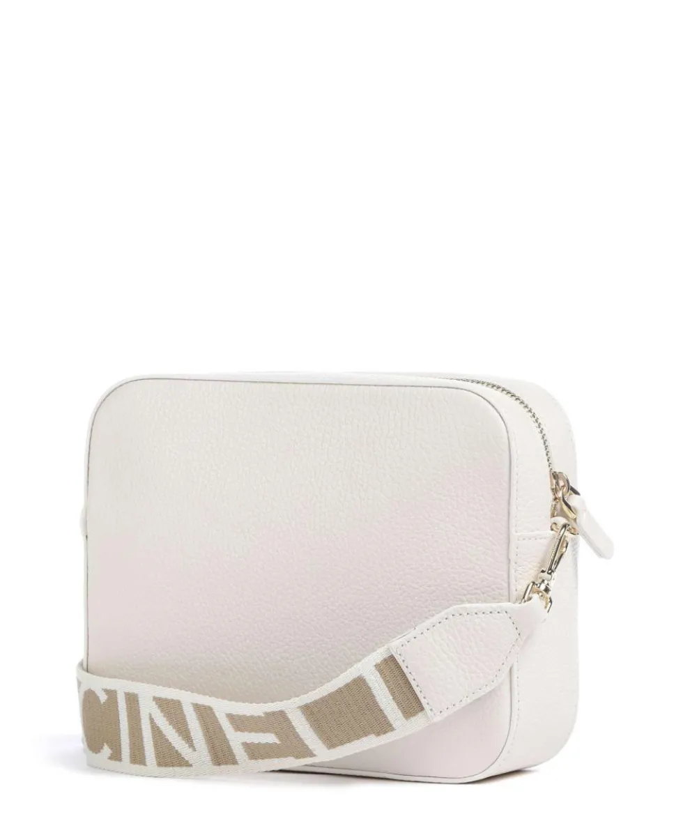 Tebe Crossbody bag grained leather white