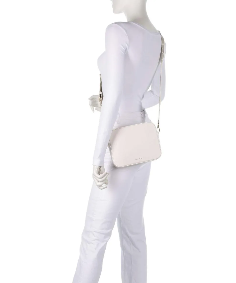 Tebe Crossbody bag grained leather white