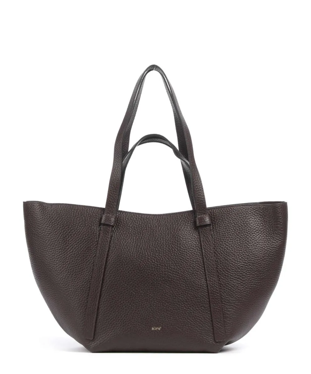 Tekla Cosmo Large Tote bag grained leather wine