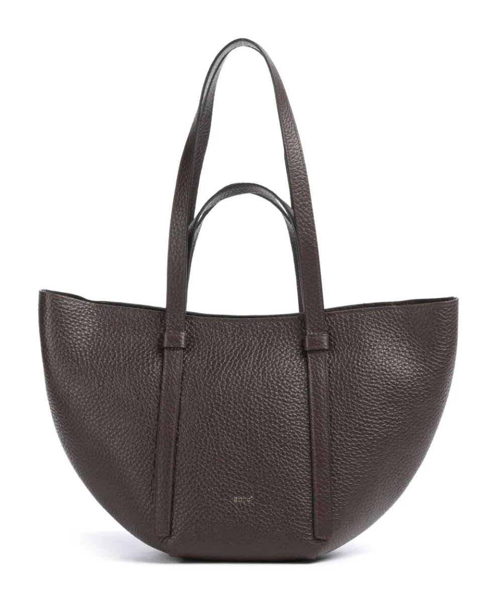 Tekla Cosmo Medium Tote bag grained leather wine