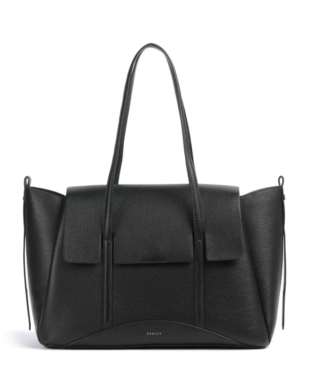 The Chancery Large Tote bag grained cow leather black