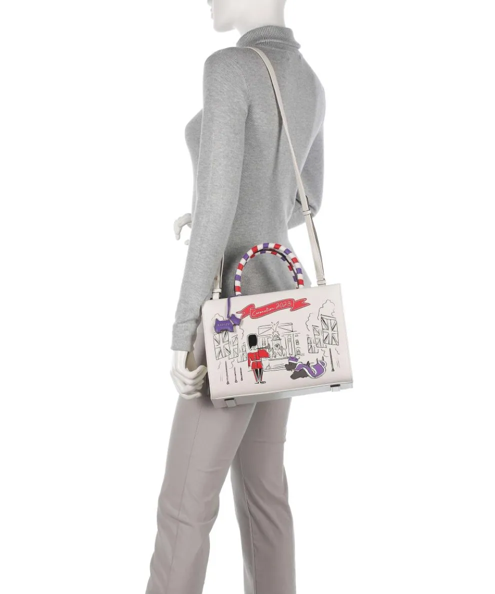 The Coronation Handbag fine grain leather ivory