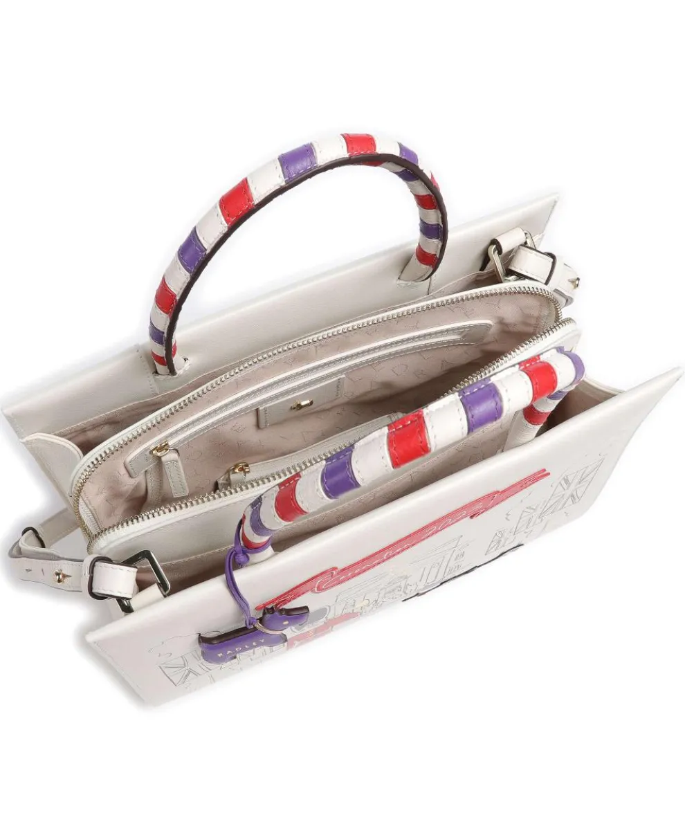 The Coronation Handbag fine grain leather ivory