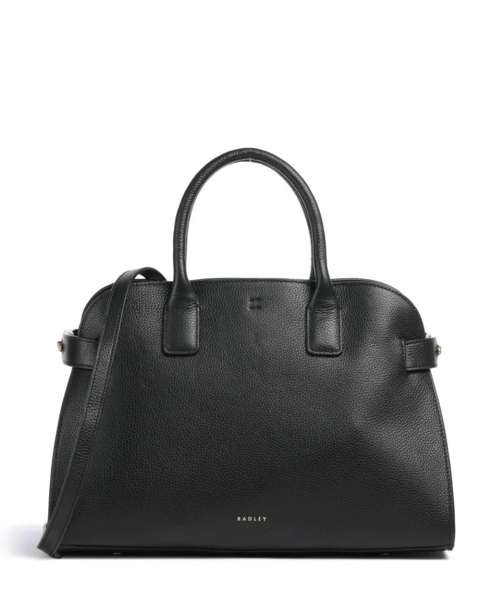 The Rathbone Handbag grained cow leather black
