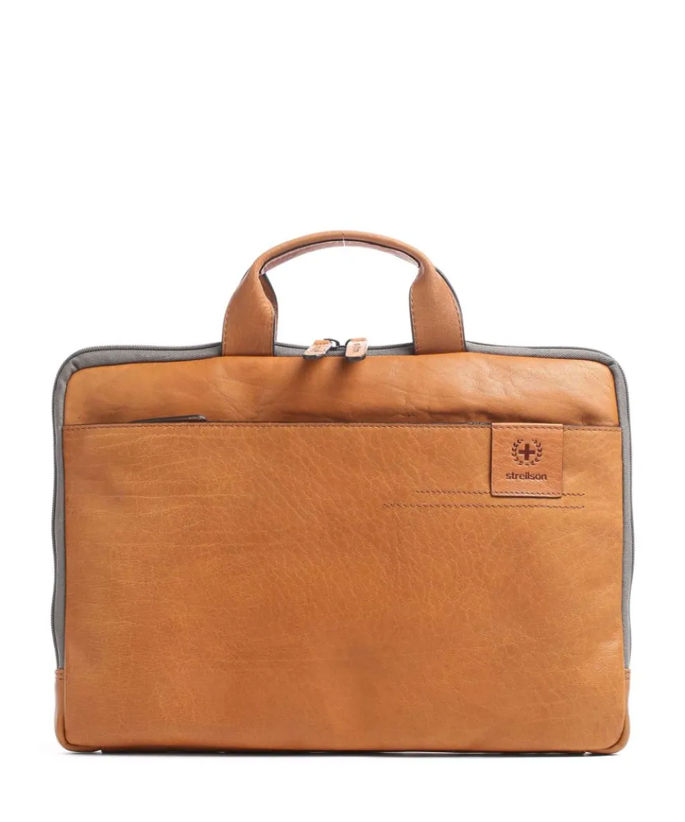 Hyde Park Briefcase leather cognac