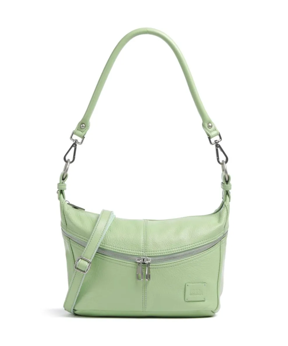 Feeling Good Shoulder bag grained leather light green
