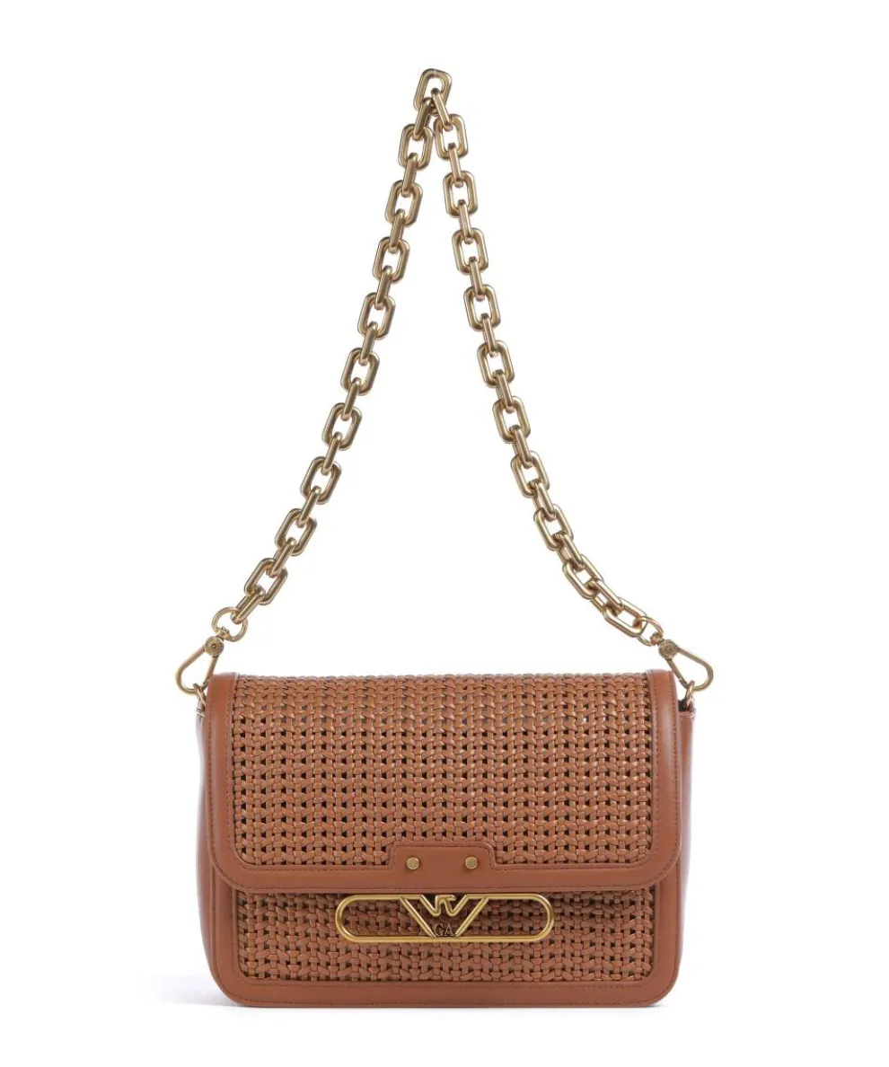 Hera Shoulder bag cow leather, imitation leather brown
