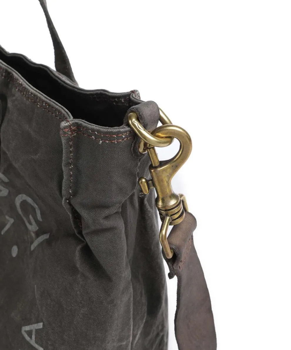 Tote bag canvas dark grey