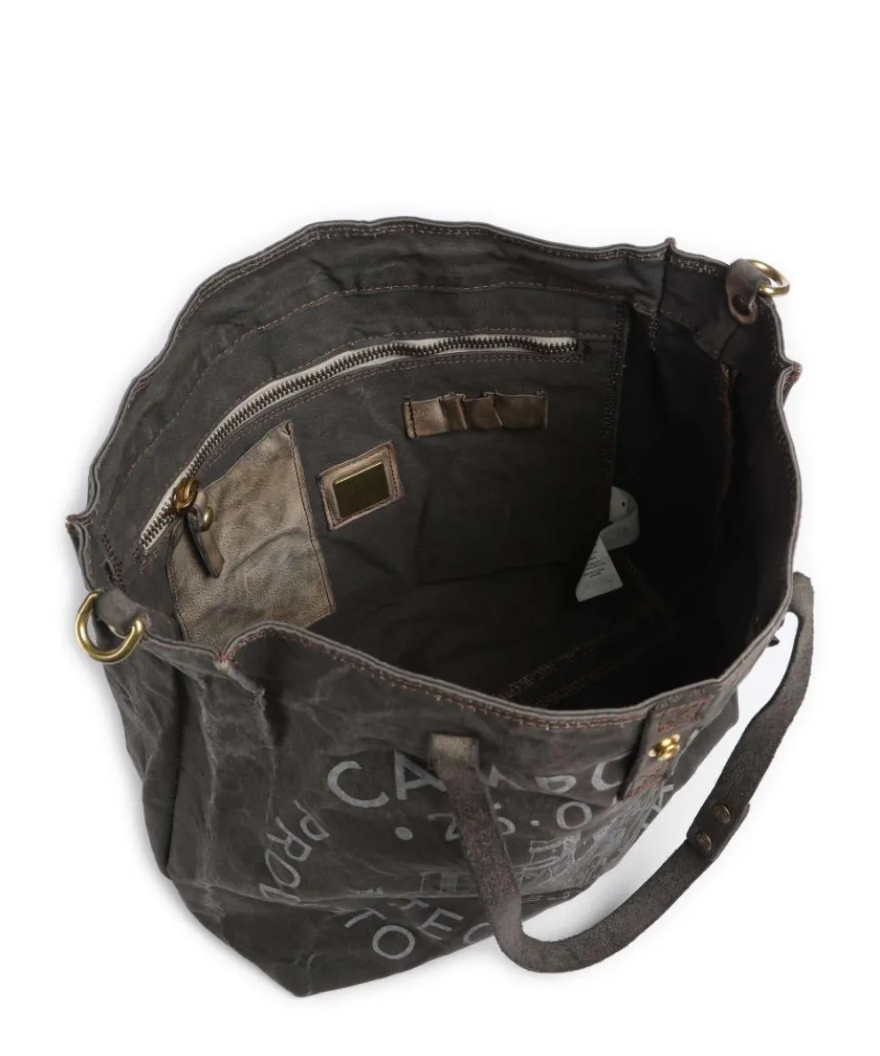 Tote bag canvas dark grey