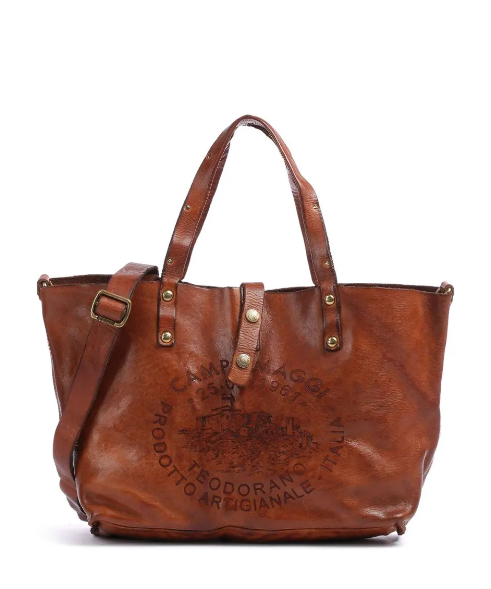Tote bag cow leather cognac