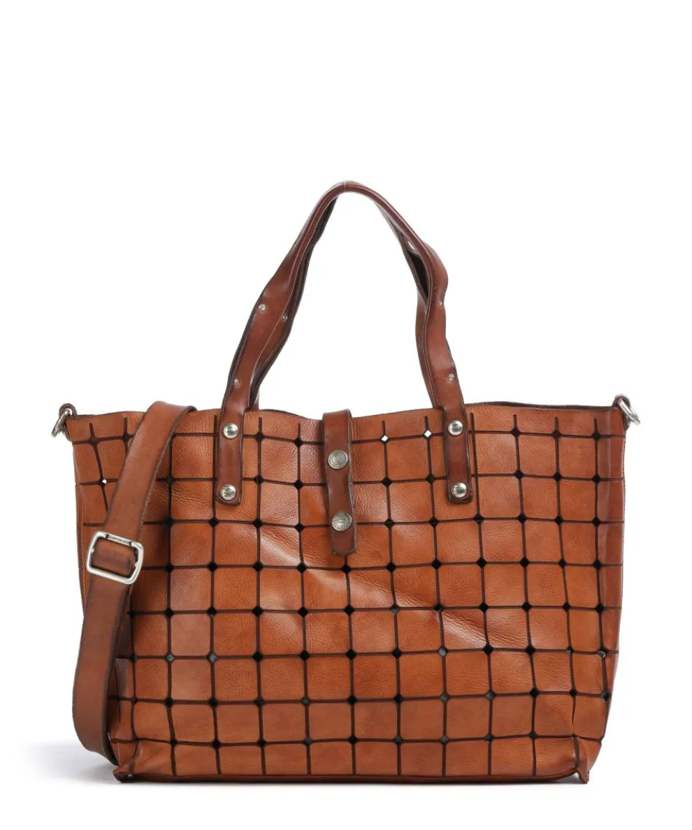 Tote bag cow leather cognac