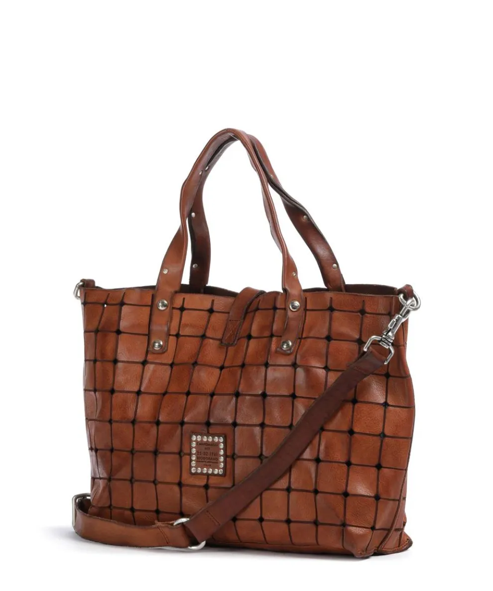 Tote bag cow leather cognac