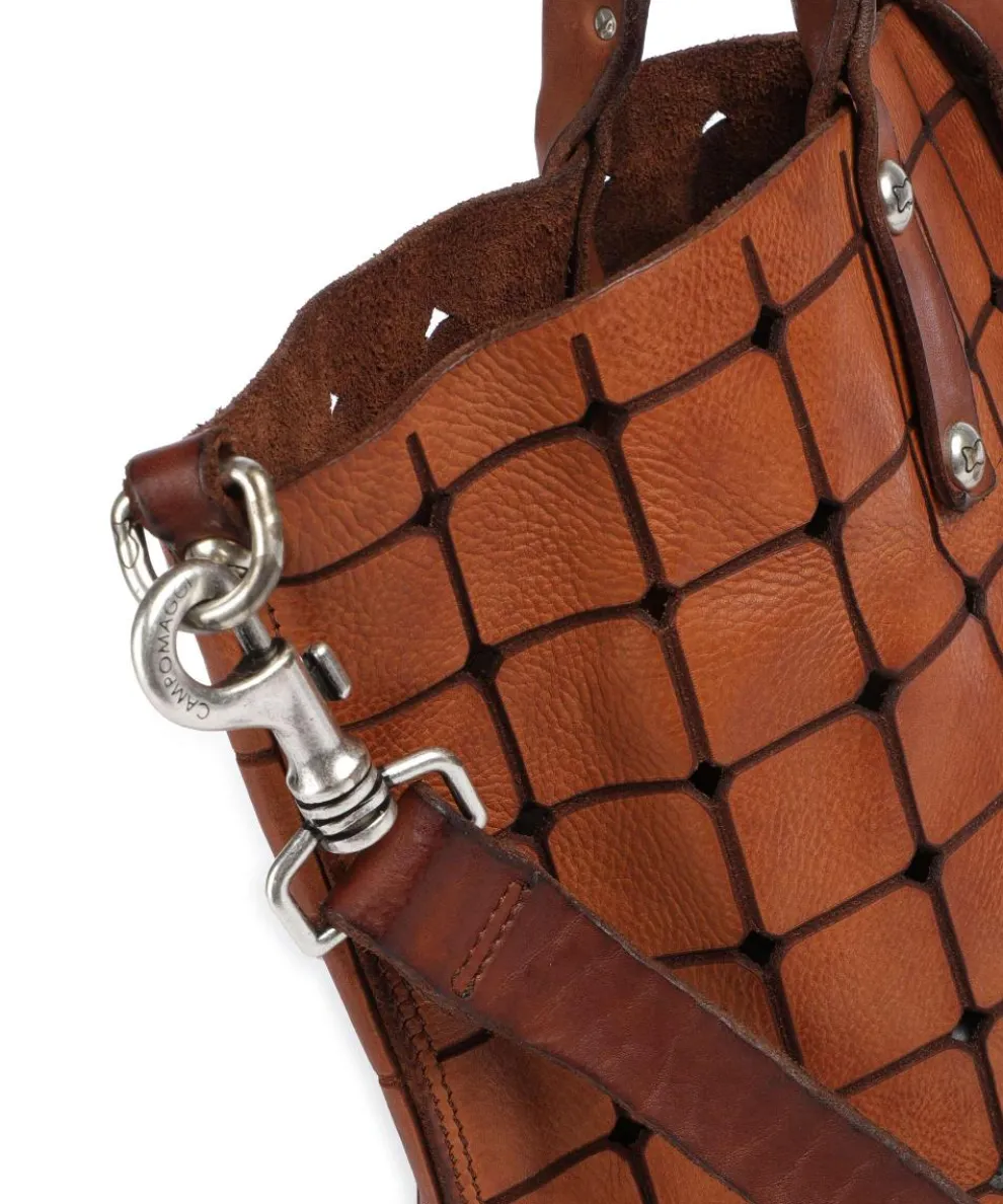 Tote bag cow leather cognac