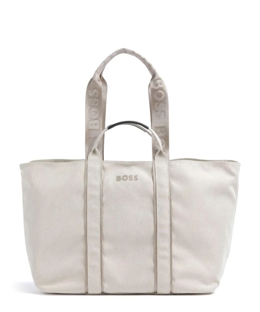 Tote bag recycled polyester ivory