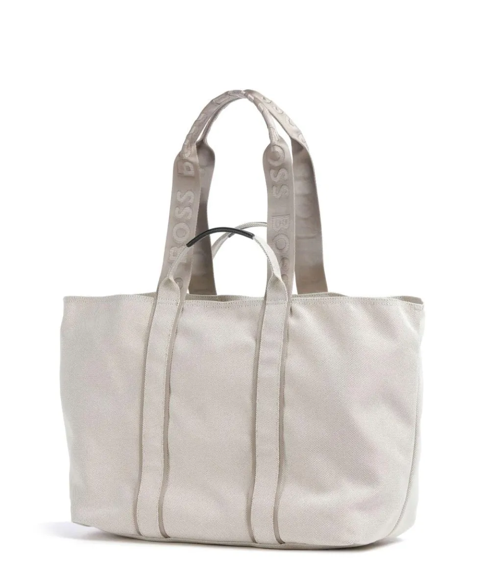 Tote bag recycled polyester ivory