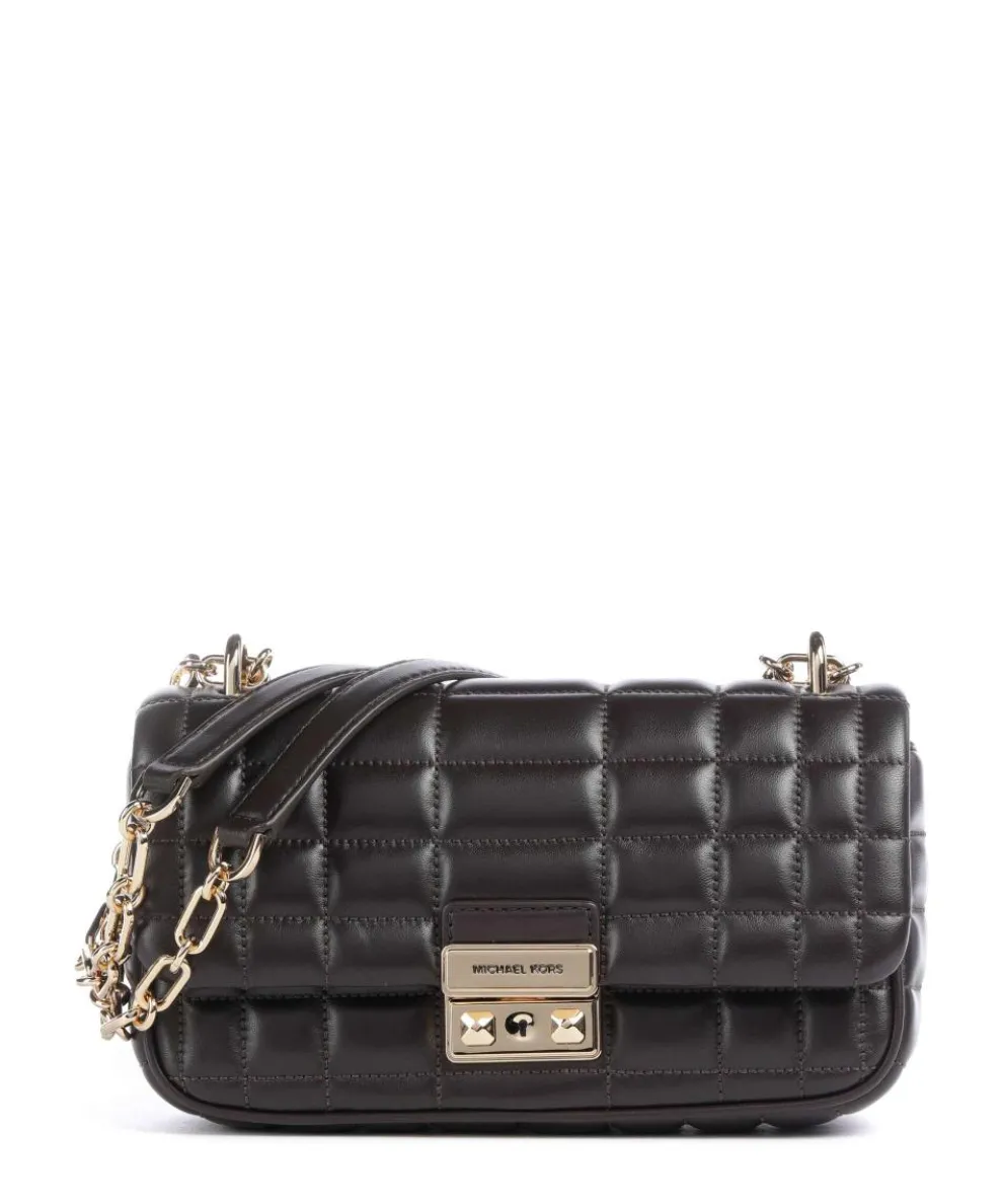 Tribeca Shoulder bag lamb leather dark brown