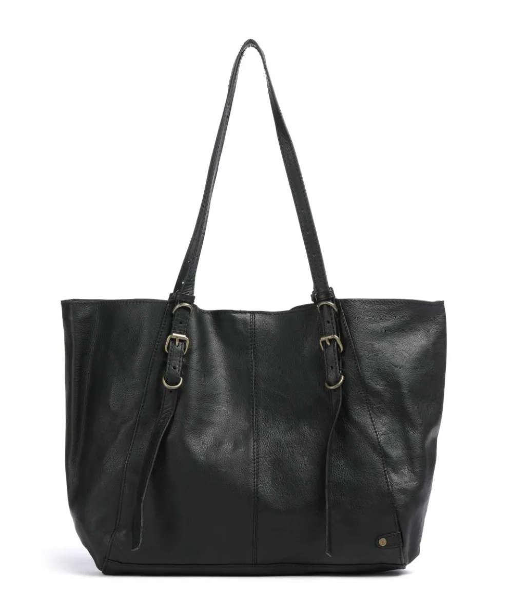 True Trend Shoulder bag grained cow leather black
