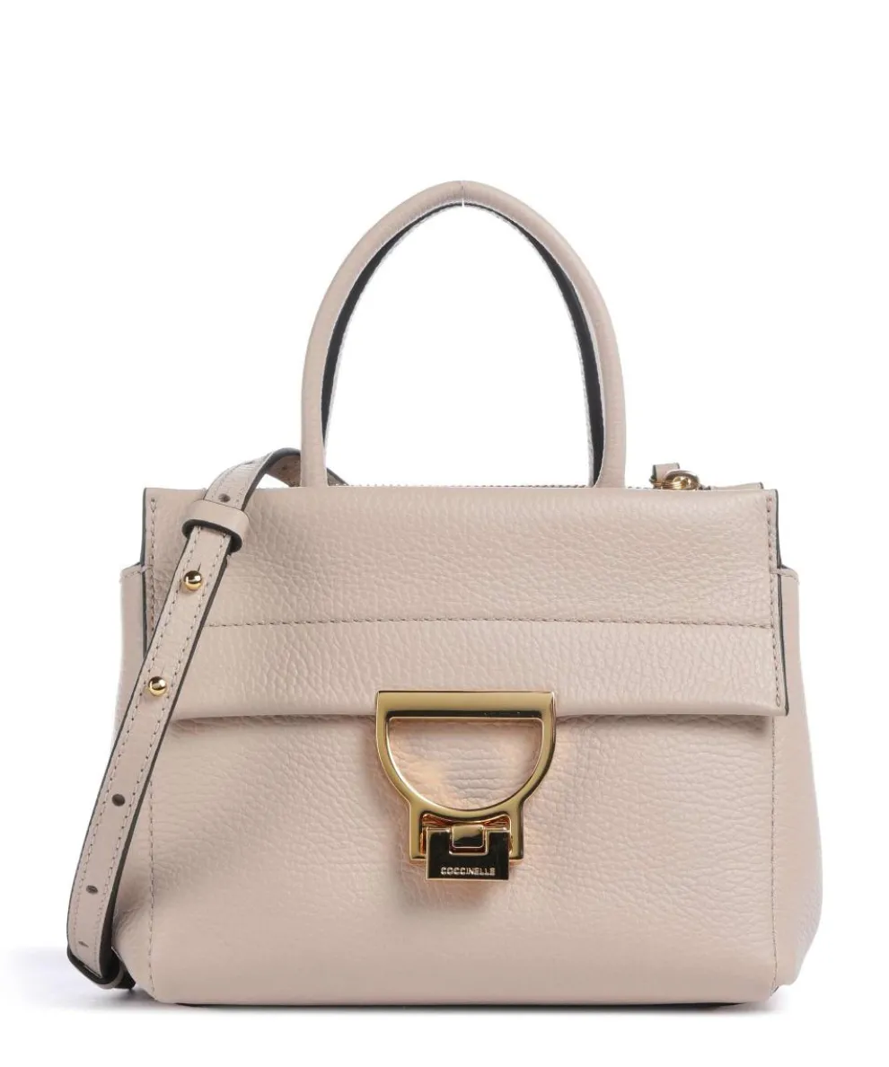 Arlettis Handbag grained cow leather antique pink