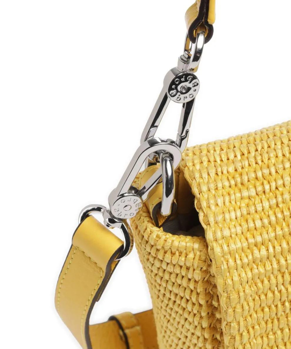 Raffia Temi Shoulder bag bast yellow