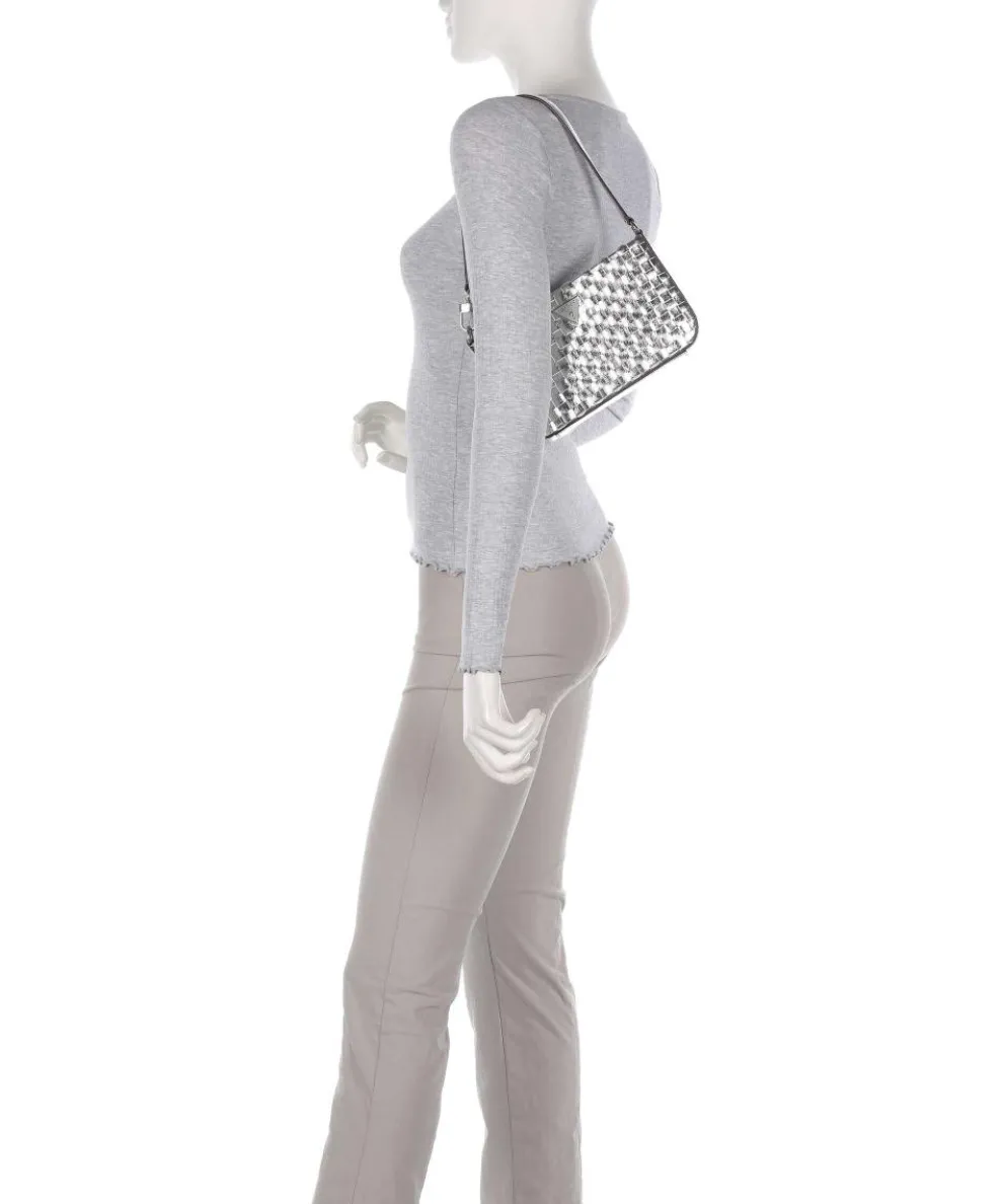 Twiller Shoulder bag imitation leather silver