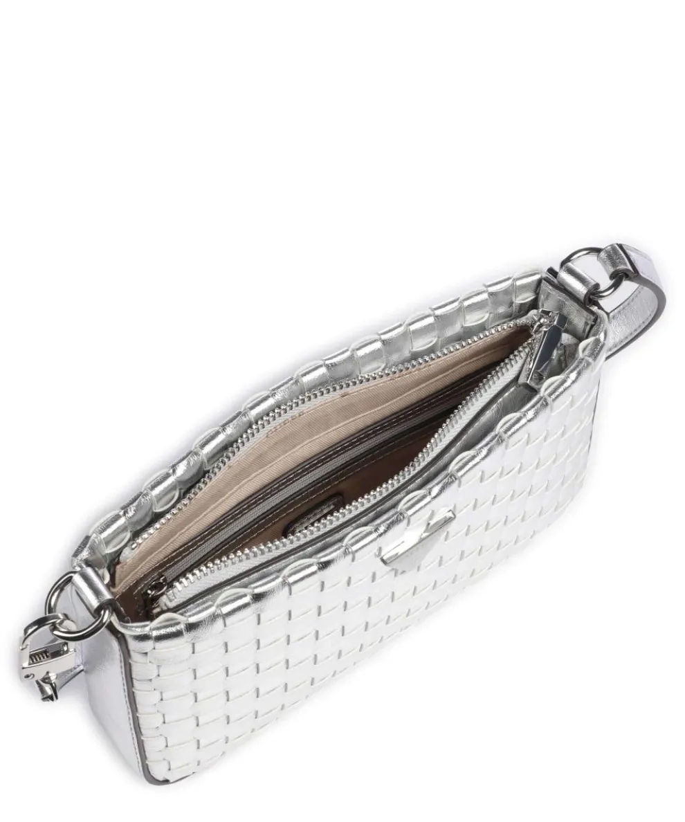 Twiller Shoulder bag imitation leather silver