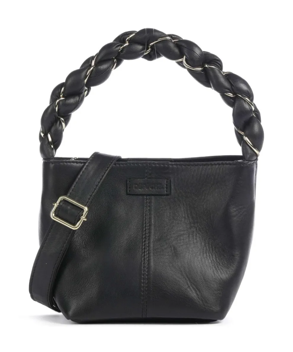 Twisted Tale Crossbody bag sheepskin leather black