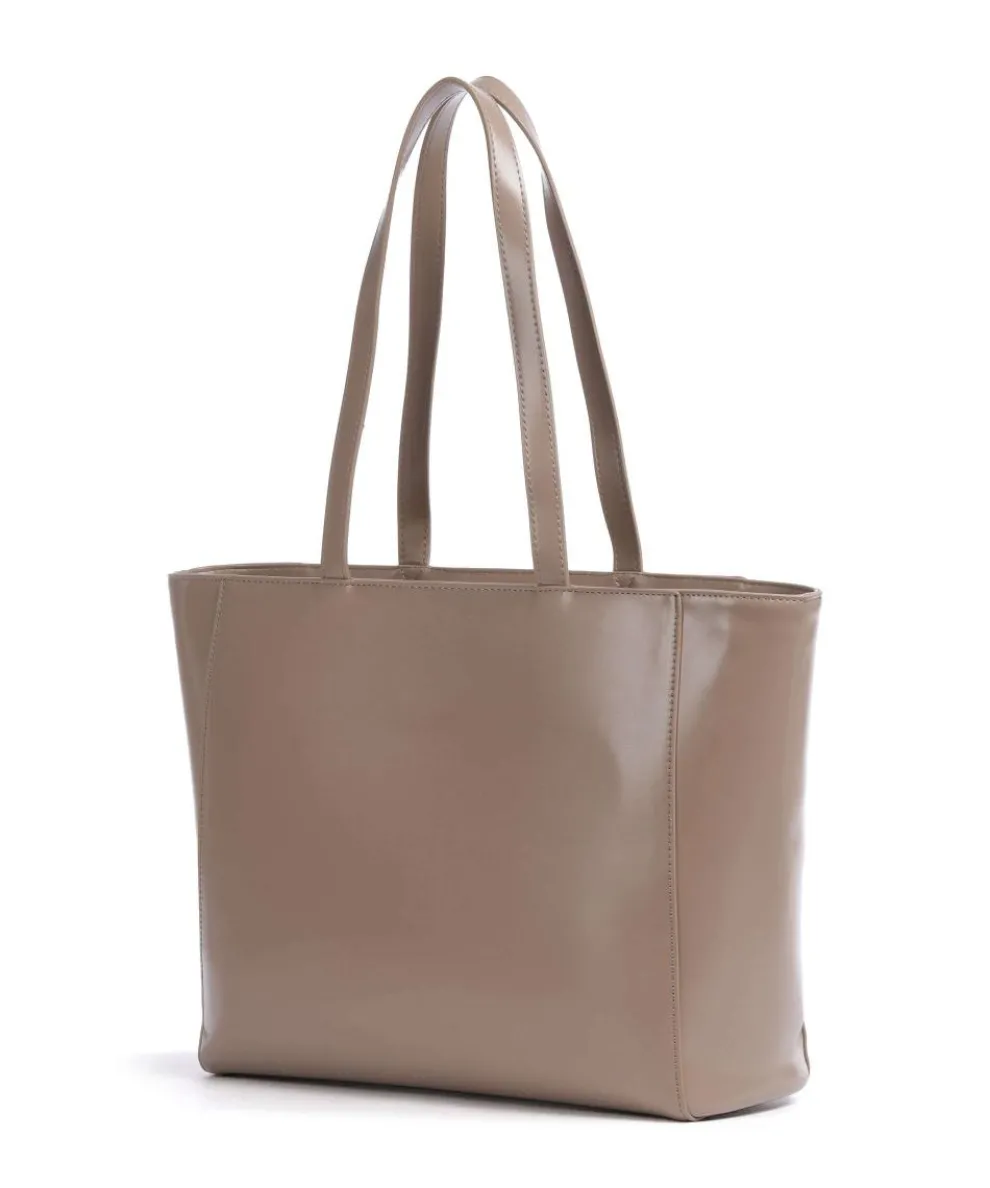 Type Re Tote bag imitation leather taupe