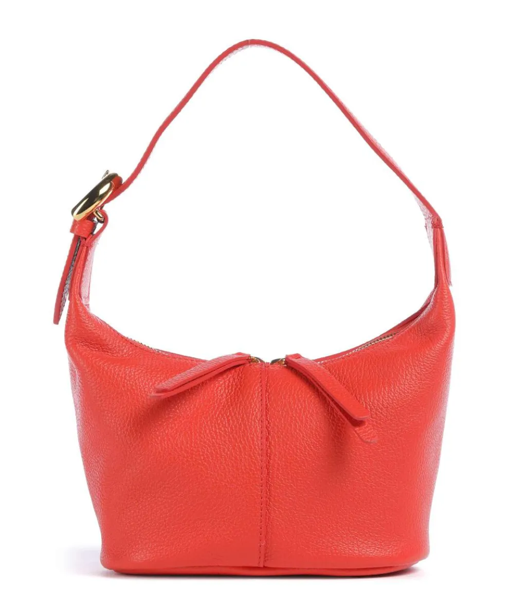 Fernanda Shoulder bag grained leather red