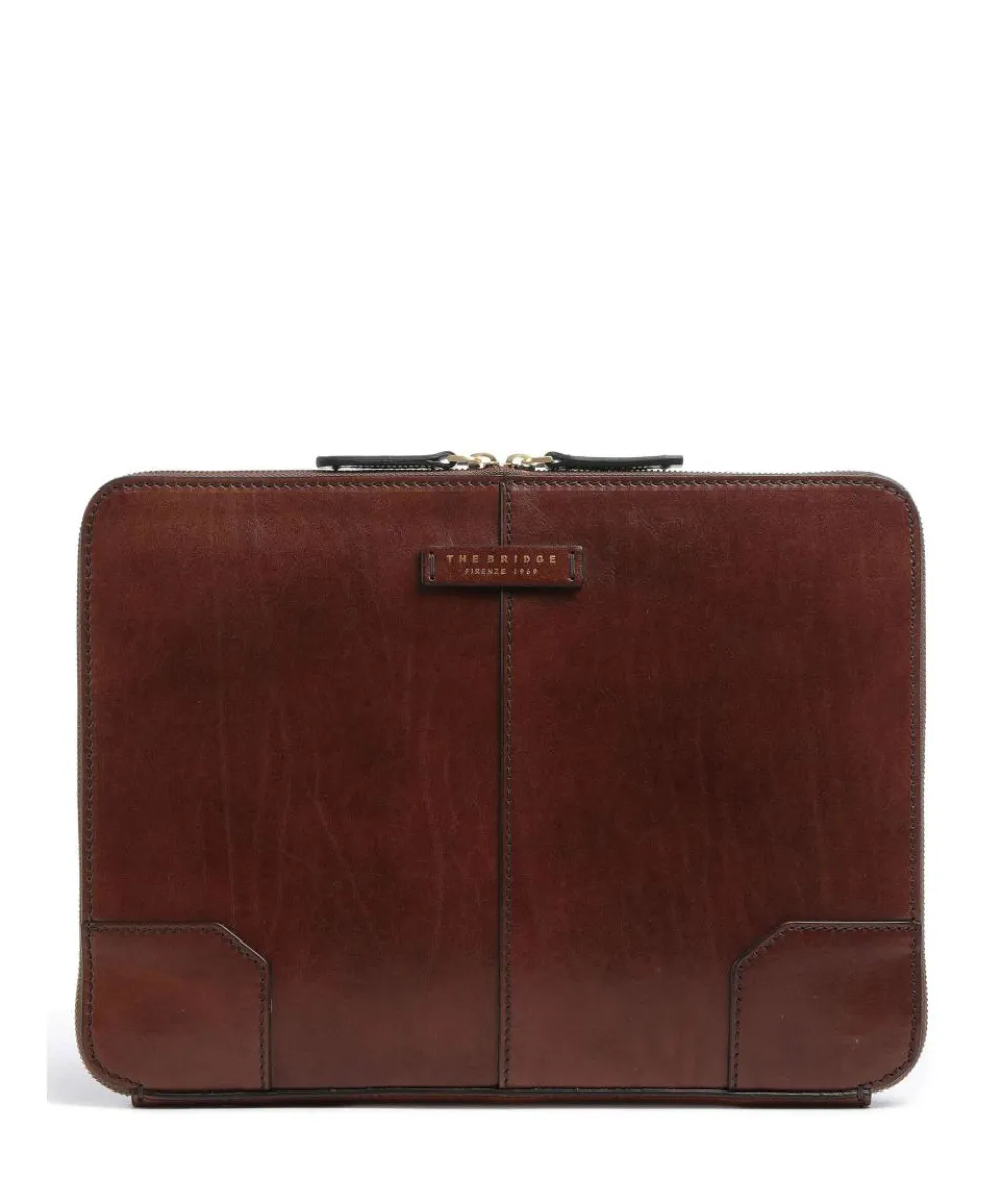Vespucci Laptop case 13″ smooth cow leather brown