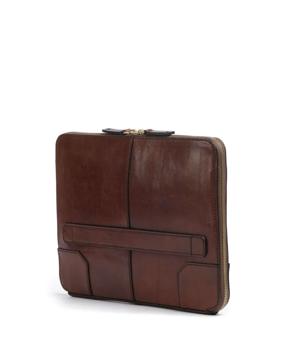 Vespucci Laptop case 13″ smooth cow leather brown