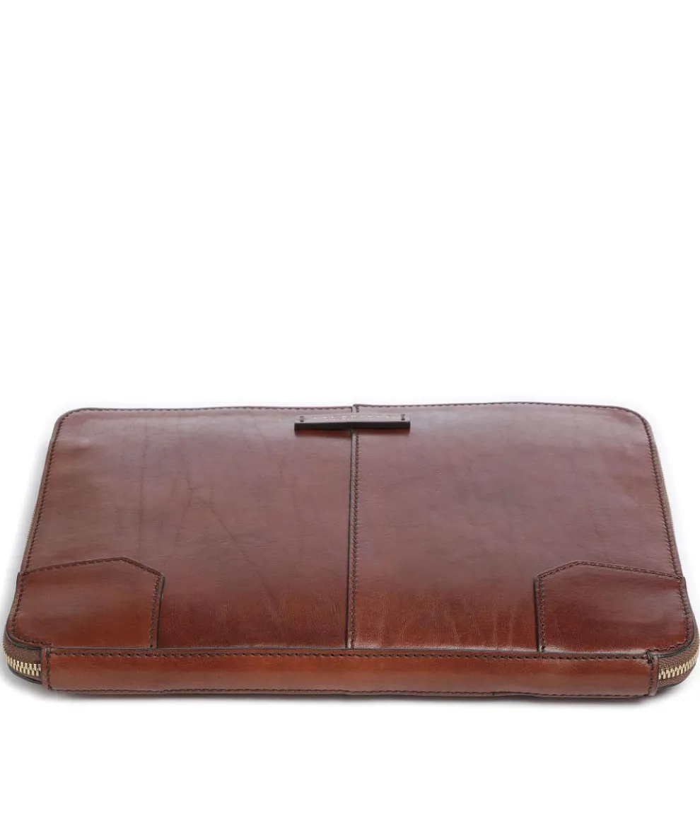 Vespucci Laptop case 13″ smooth cow leather brown