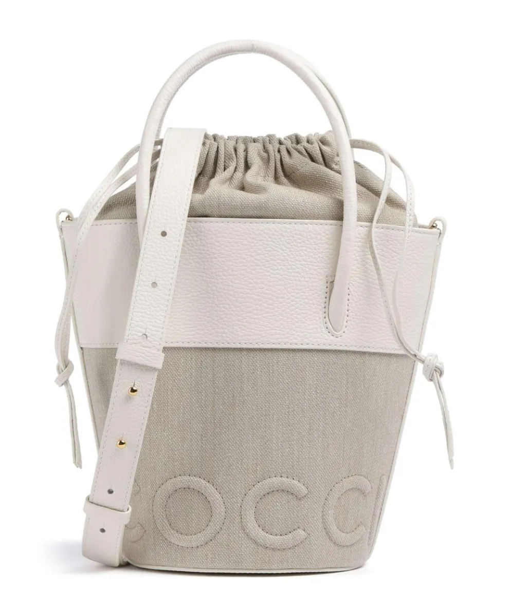 Myrtha Canvas Bucket bag canvas nature/white