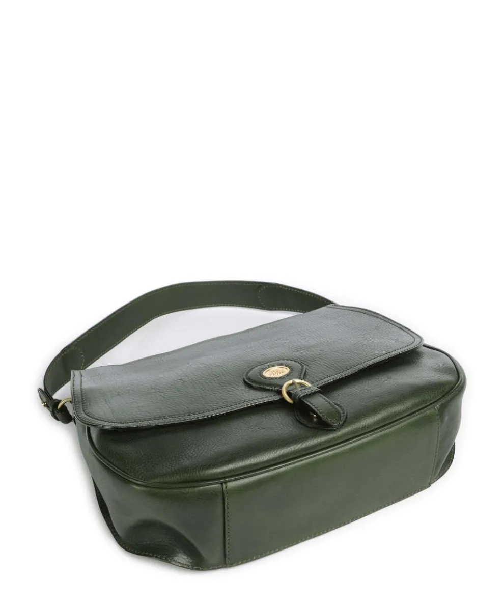 Isadora Shoulder bag grained cow leather khaki